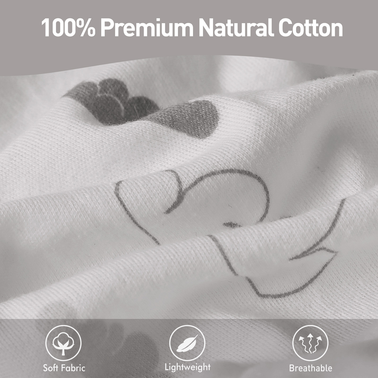 Clouds and Stars | Soarwg Baby Swaddle 0-3 Months 2-Pack