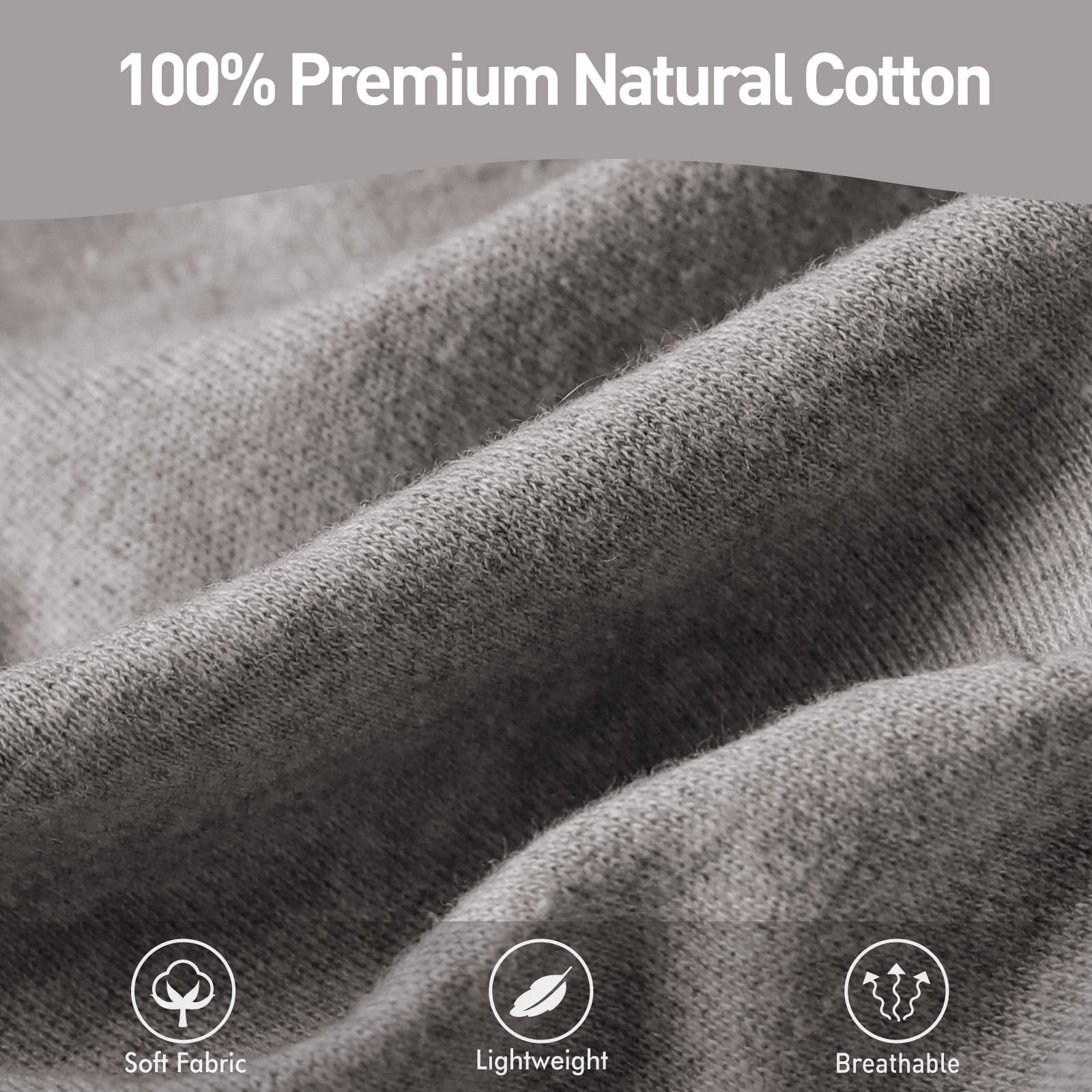 Pure Colour | Soarwg Baby Swaddle 0-3 Months 2-Pack