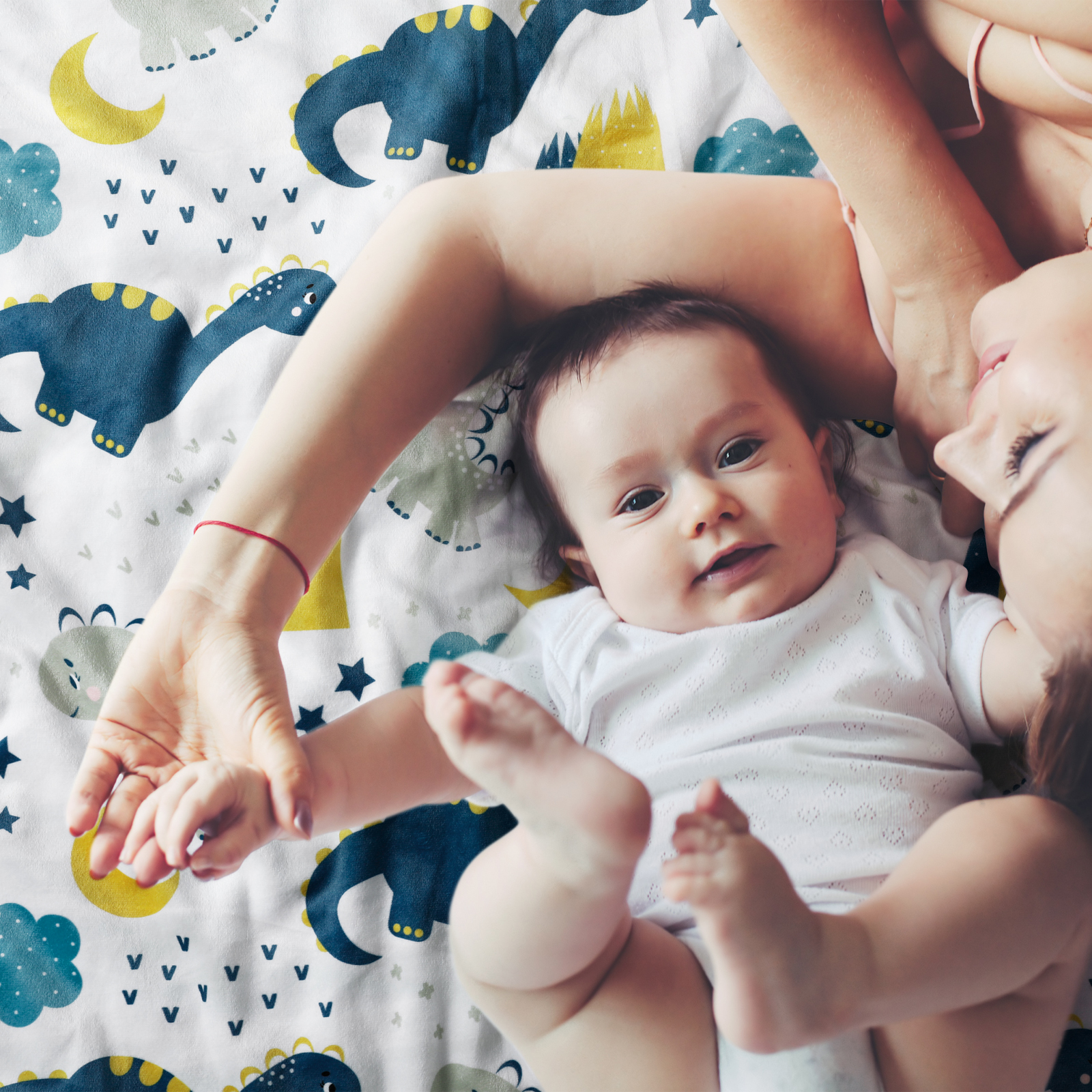 Dinosaur | Gllquen Baby Fleece Plush Dot Blanket | 30''*40''