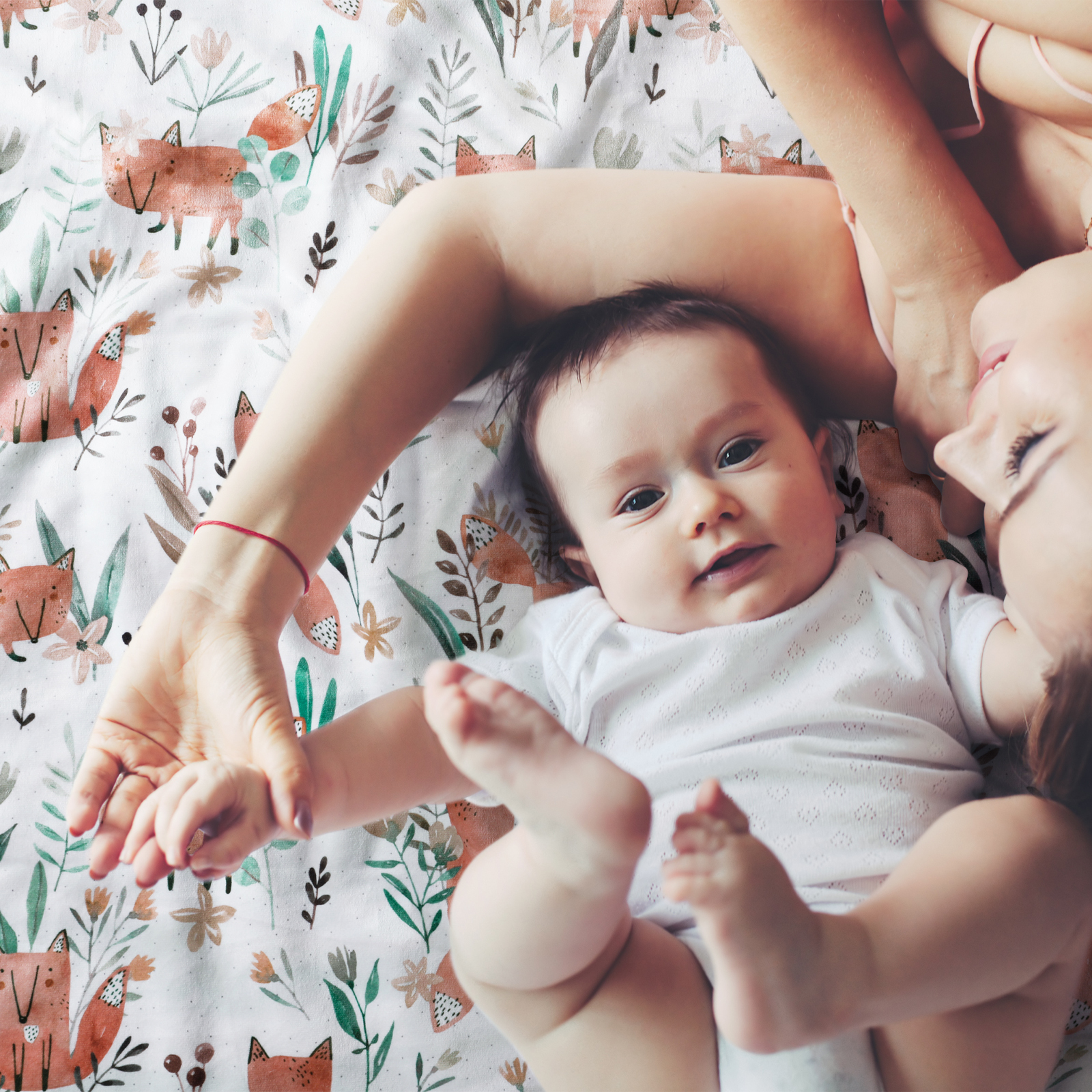 Little Fox | Gllquen Baby Fleece Plush Dot Blanket | 30''*40''