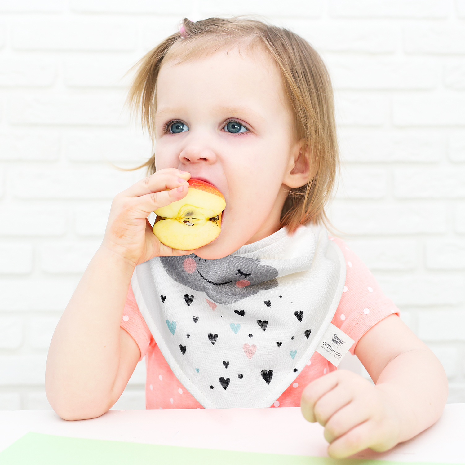 Sweet Dream | Organic Cotton Muslin Bandana Bibs 3 Pack