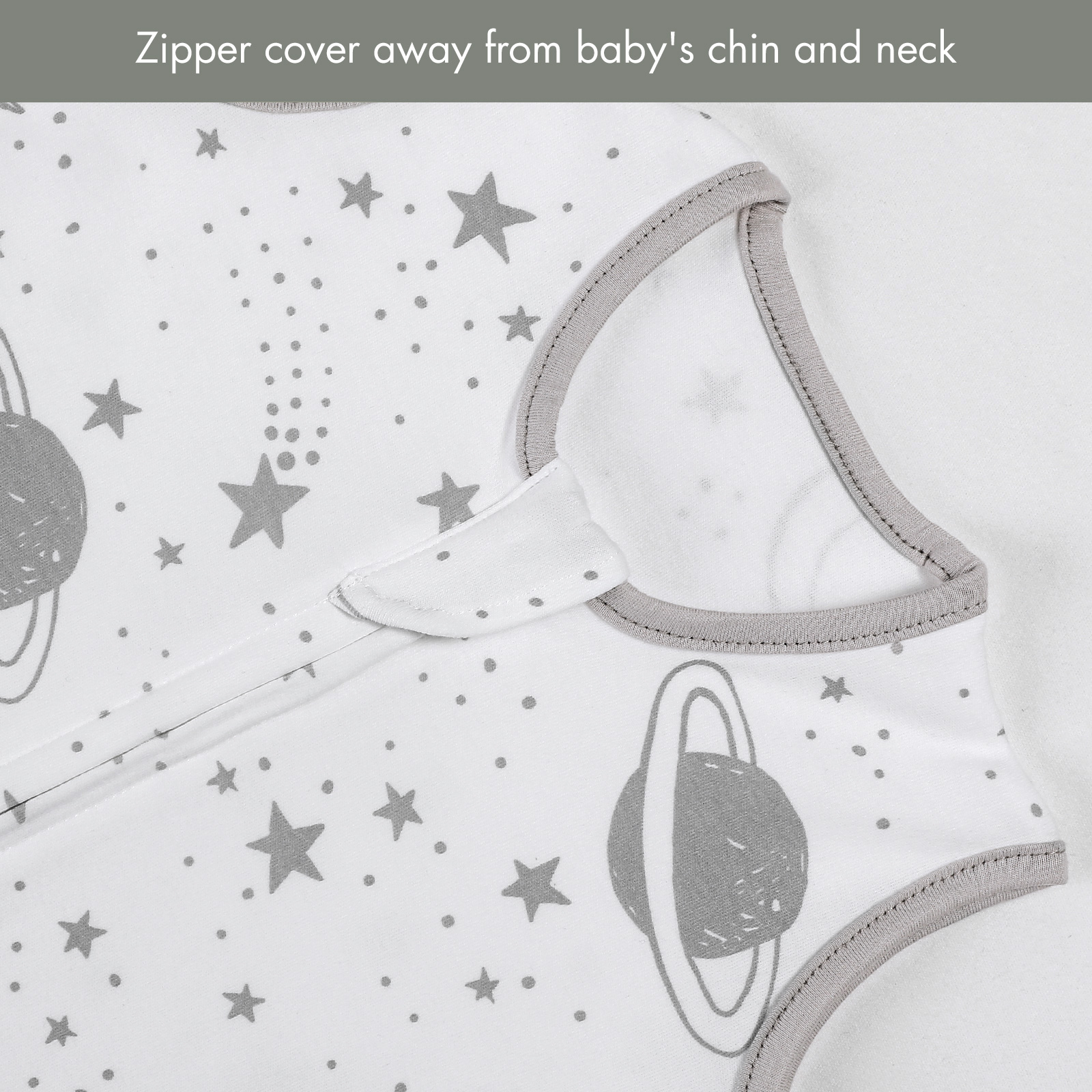 Gllquen Baby Premium Sleep Sack 2 Pack - Planet & Star