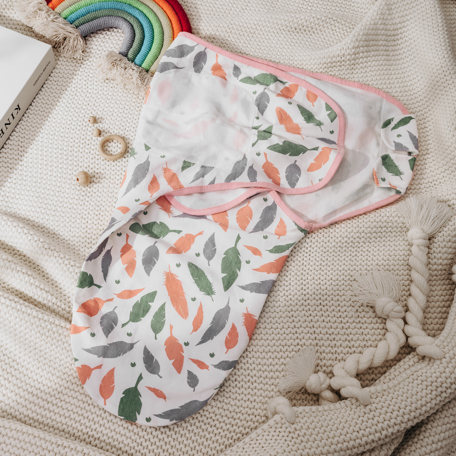 Orange Storm | Gllquen Baby Swaddle 0-3 Months 3 Pack