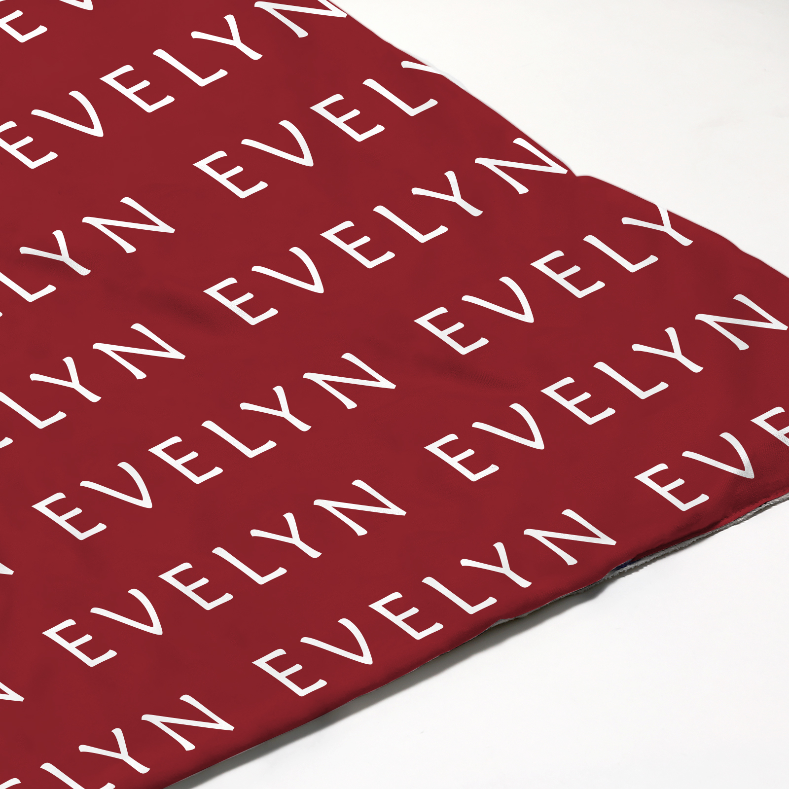 Evelyn's Dark Brown Personalized Baby Blanket