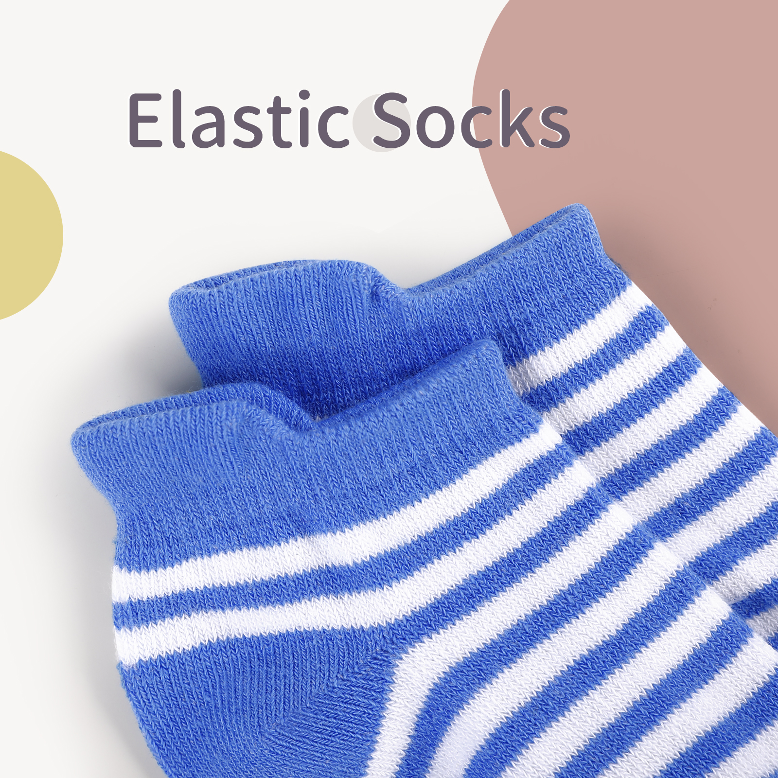 Boys Style | 100% Organic Cotton Baby Non Slip Socks | 6 Pack