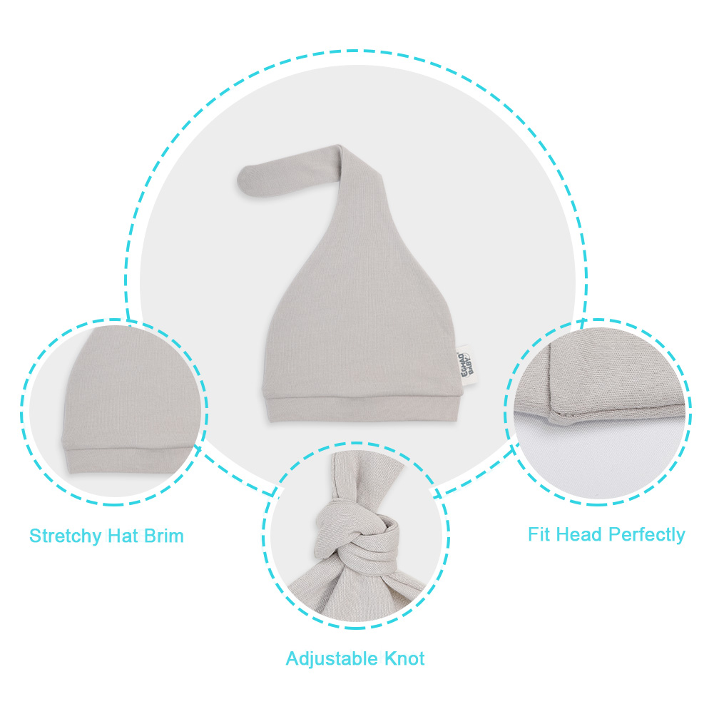 Girls Style | 100% Organic Cotton Knotted Hat | 0-12 Months