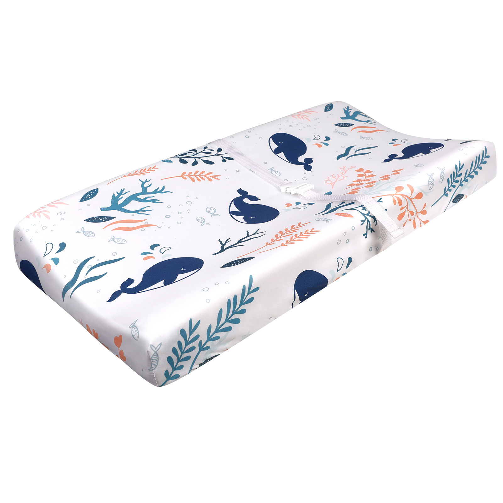 Sea | Soft Microfiber Fitted Change Pad Cover & Bassinet Sheets | 16''*32''