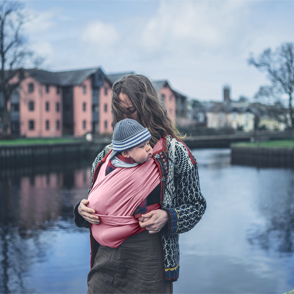 Baby pink | 0-36 Months Baby Carrier Wrap up to 35lbs 