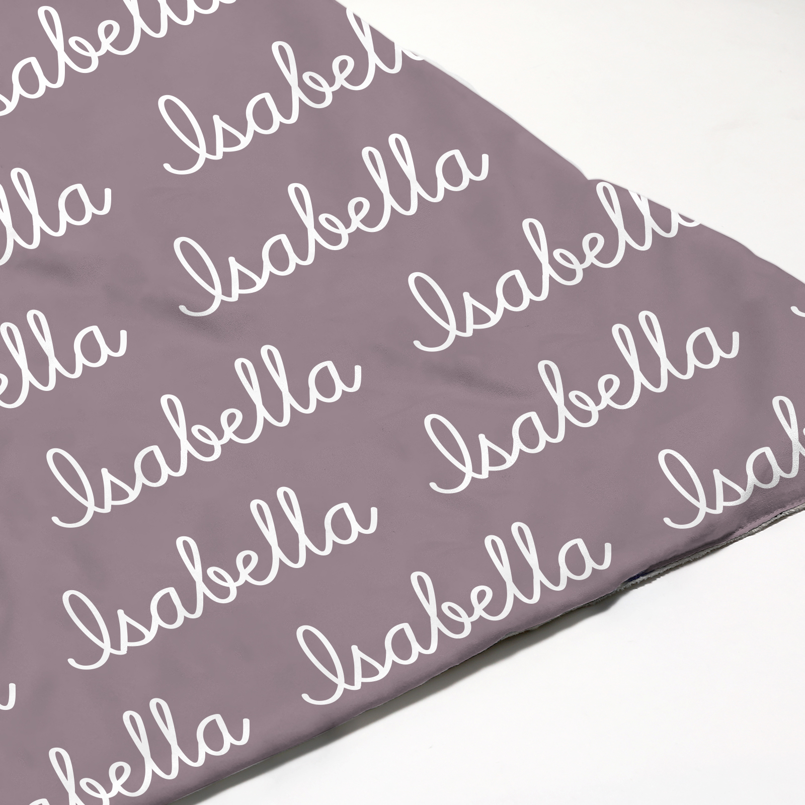 Isabella's Gray Personalized Baby Name Fleece Blanket