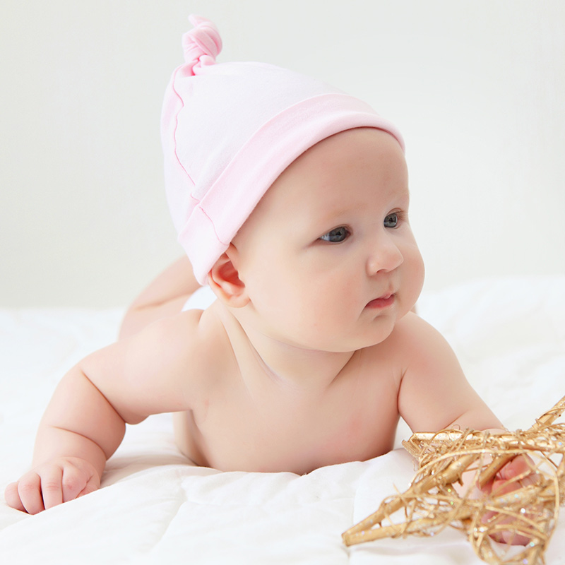 Girls Style | 100% Organic Cotton Knotted Hat | 0-12 Months