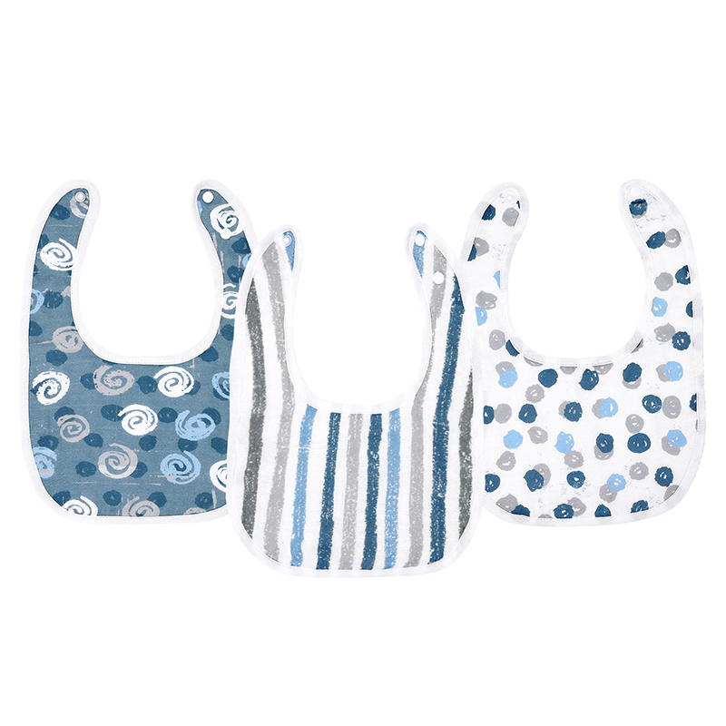 Painting Graffiti | Cotton Muslin Snap Bibs 3 Pack