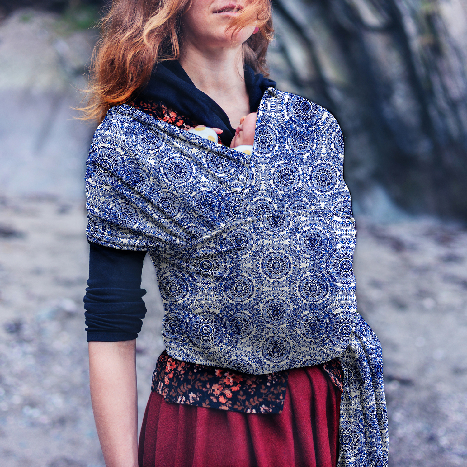 Psychedelic magic | 0-36 Months Baby Carrier Wrap up to 33lbs