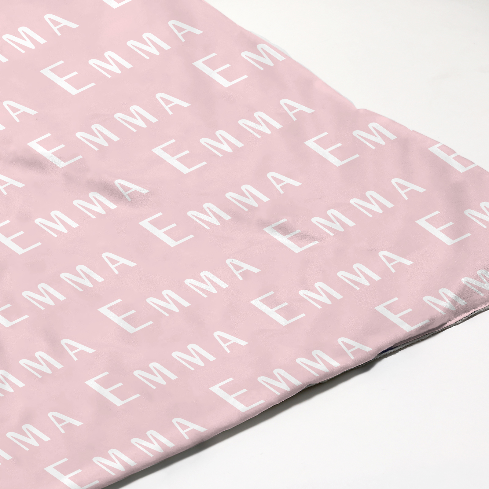 Emma's Queen Pink Personalized Baby Name Blanket