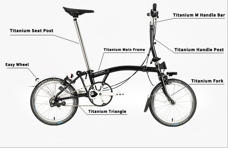 31.8mm Titanium Bicycle Bike Seatpost Seat Tube 535/560/580mm for Brompton 