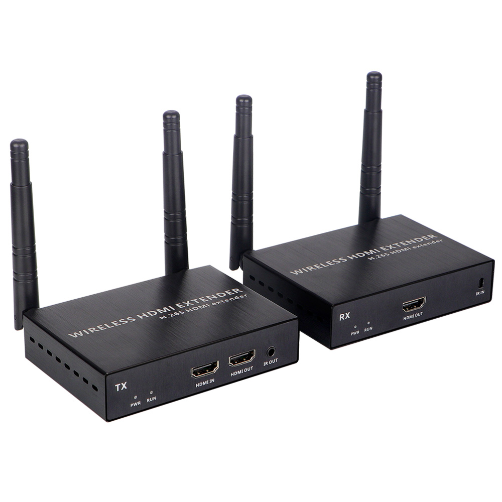 4K@30FPS HDMI Wireless Extender Wired KVM Transmitter and Receiver W/Transmission Distance Up to 656ft (200M)