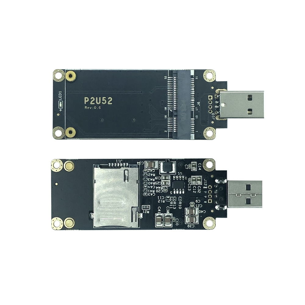 Bange for at dø færge gas 4G LTE Industrial Mini PCIe to USB Adapter W/SIM Slot
