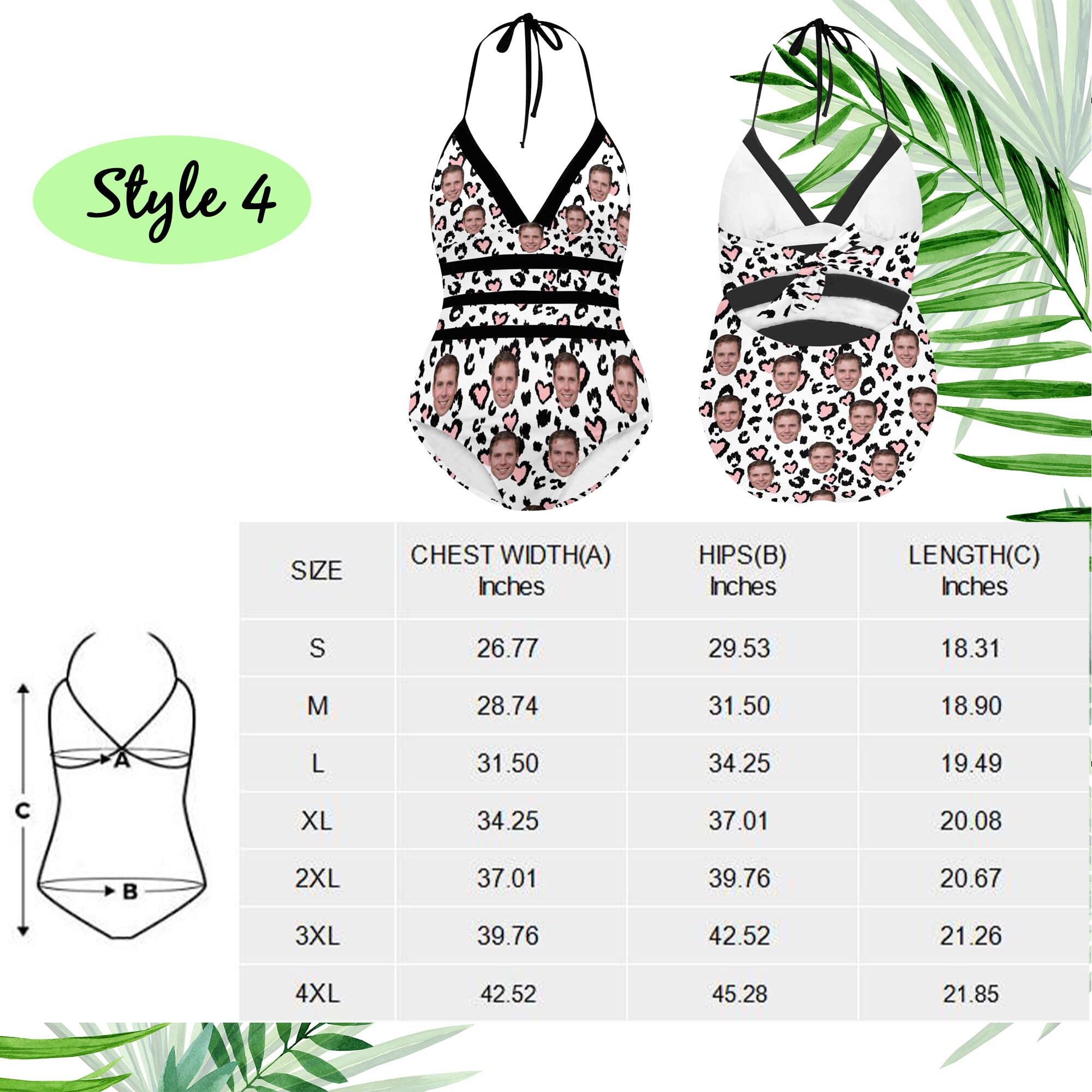 Custom Women Drawstring Side One-Piece Swimsuit, Personalized Face Bikini For Women, Custom Photo Swimwear Bikini, custom face Bathing Suit