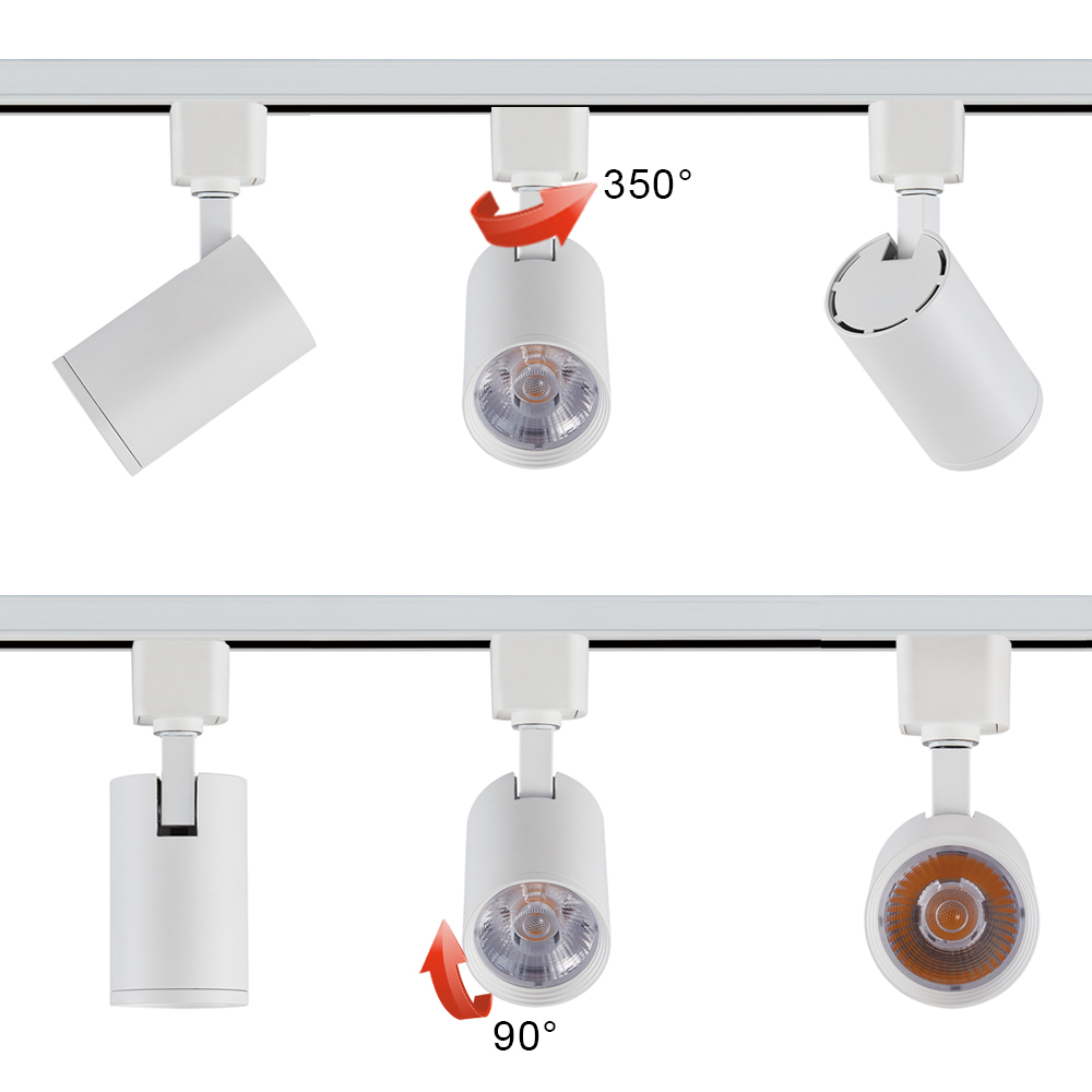 Arcfox LED Track Lighting Heads 9W 3000K/4000K H Type