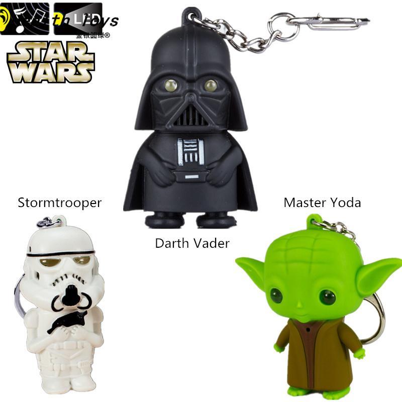 Star Wars Character Inspired LED Flashlight  Collectible Keychains-xinru