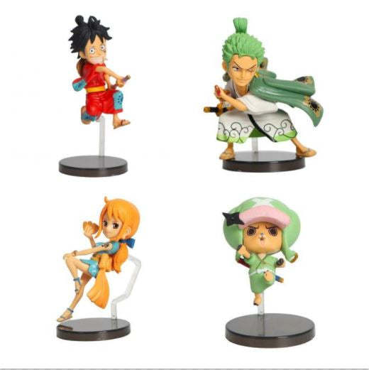 Mini Anime One Piece Action Figures The Straw Hat-xinru