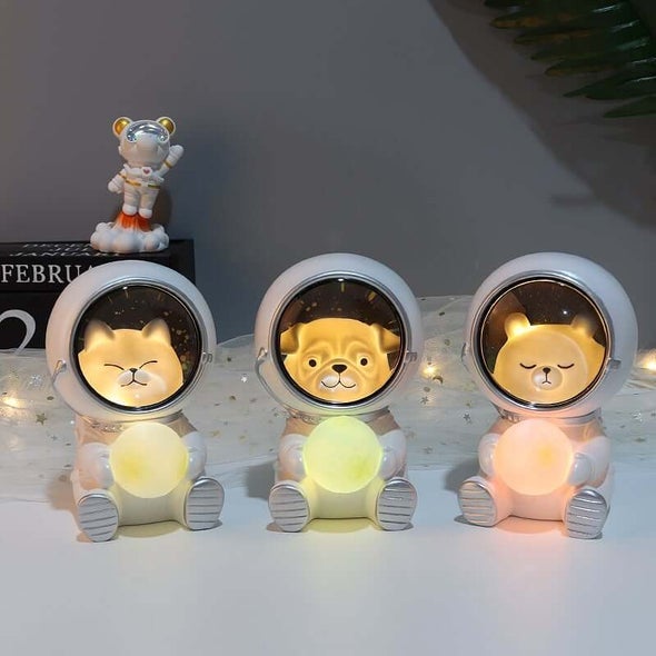 Pet Astronaut LED Moon Lamp Night Lights-xinru