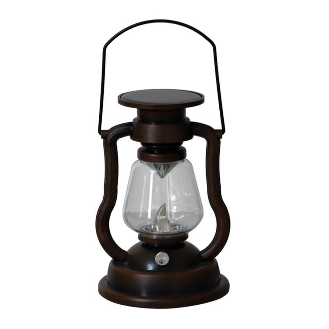 Vintage Wall Light Solar Power Rechargeable Yellow LED Light-xinru