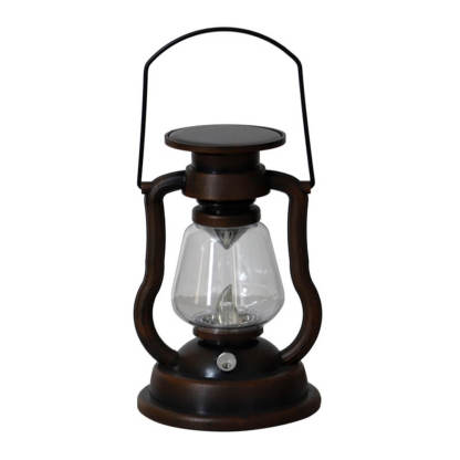 Vintage Wall Light Solar Power Rechargeable Yellow LED Light-xinru