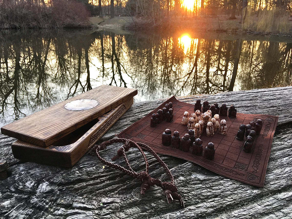 Hnefatafl Board Game Viking Chess-xinru