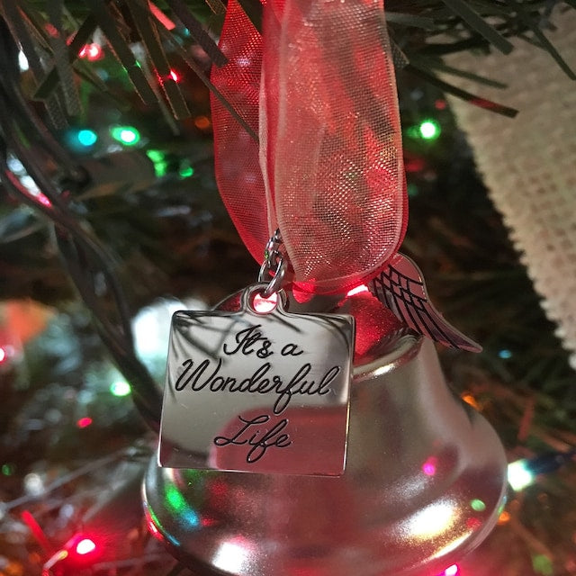 Angel Wings Bell Christmas Tree Ornaments-xinru shop