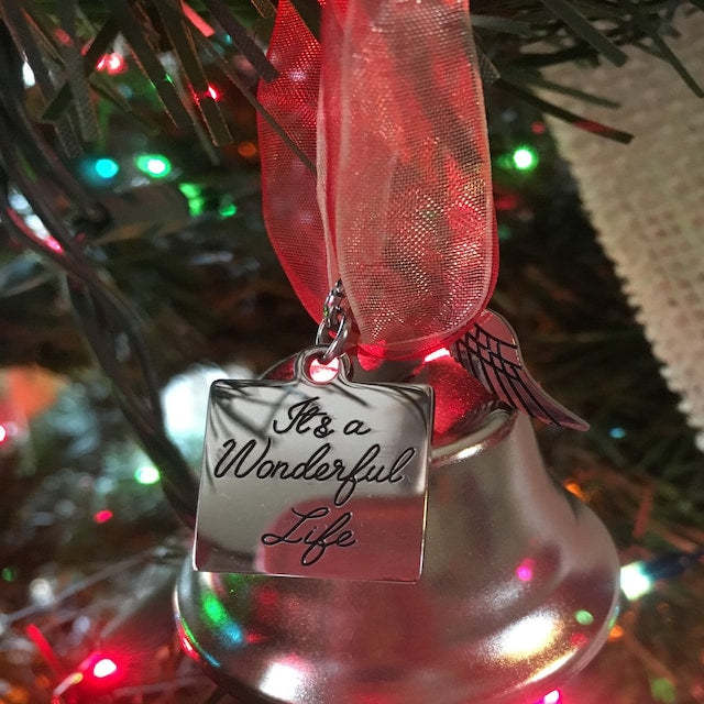 Angel Wings Bell Christmas Tree Ornaments-xinru shop