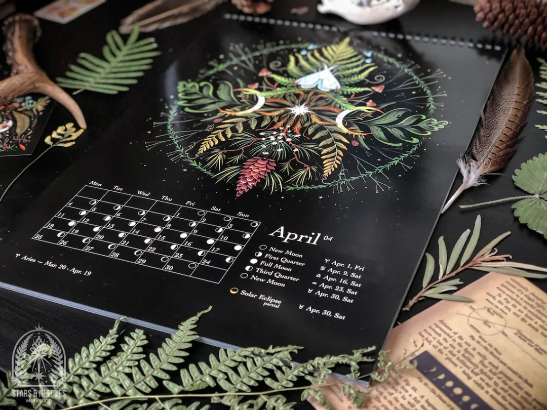 Dark Forest Lunar Calendar 2022-xinru