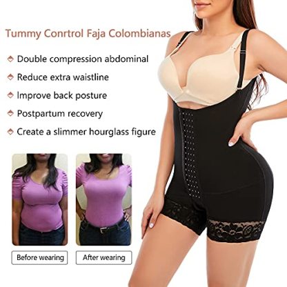 Tummy Control High Compression Shapewear For Butt Lifter Thigh Slimmer-xinru