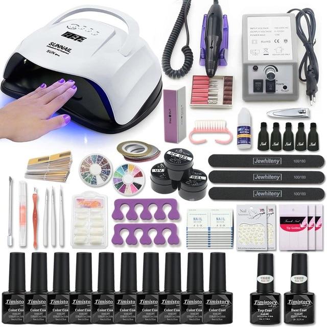 Acrylic Nail Kit Nail Drill Led Nail Lamp 20000rpm-xinru