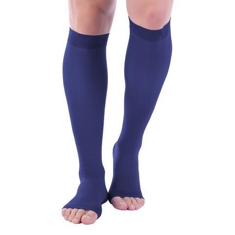 Open Toe Compression Socks - Easy to Put On Toeless Support Stockings!-xinru