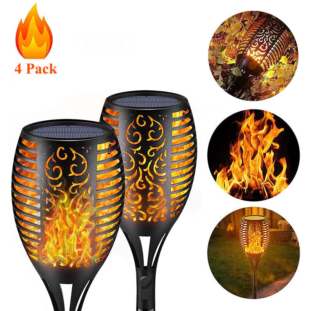 Waterproof Garden Decor Solar Flame Lawn Lamp-xinru
