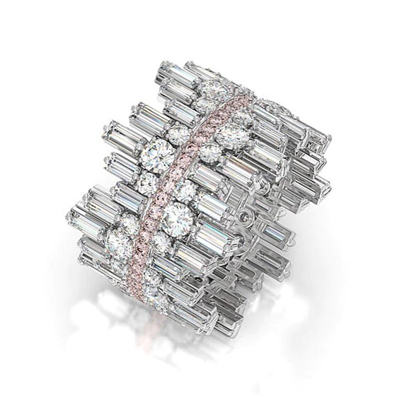 Women's Timeless Luxurious Zircon Bejeweled Ring-xinru