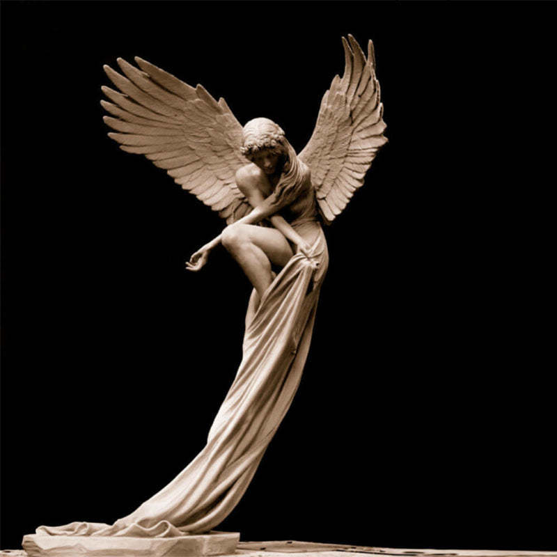 Redemption Angel Creative Sculpture Garden Decoration Home  Figurines-xinru
