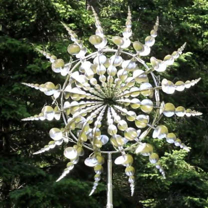Sherborne Wind Sculpture Spinner Magic Metal Kinetic Sculpture-xinru