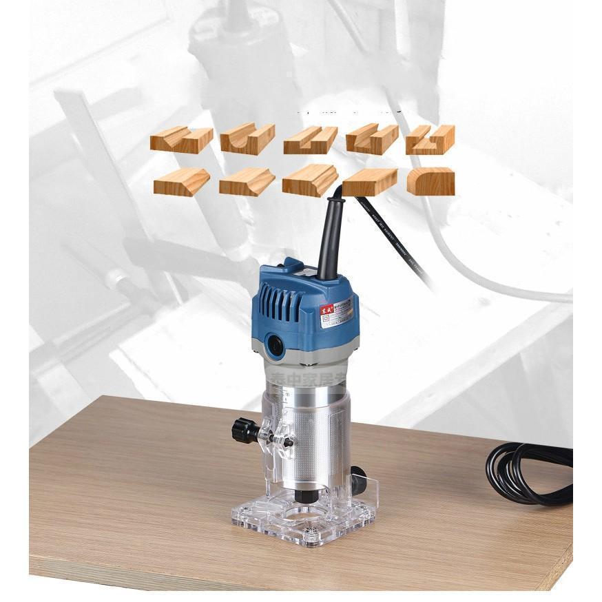800W Wood Router Kit 110V Electric Handheld Wood Trimme-xinru