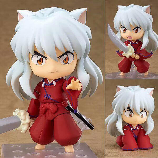 Inuyasha PVC Figure Movable Changeable鑱紺ute Nendoroid-xinru