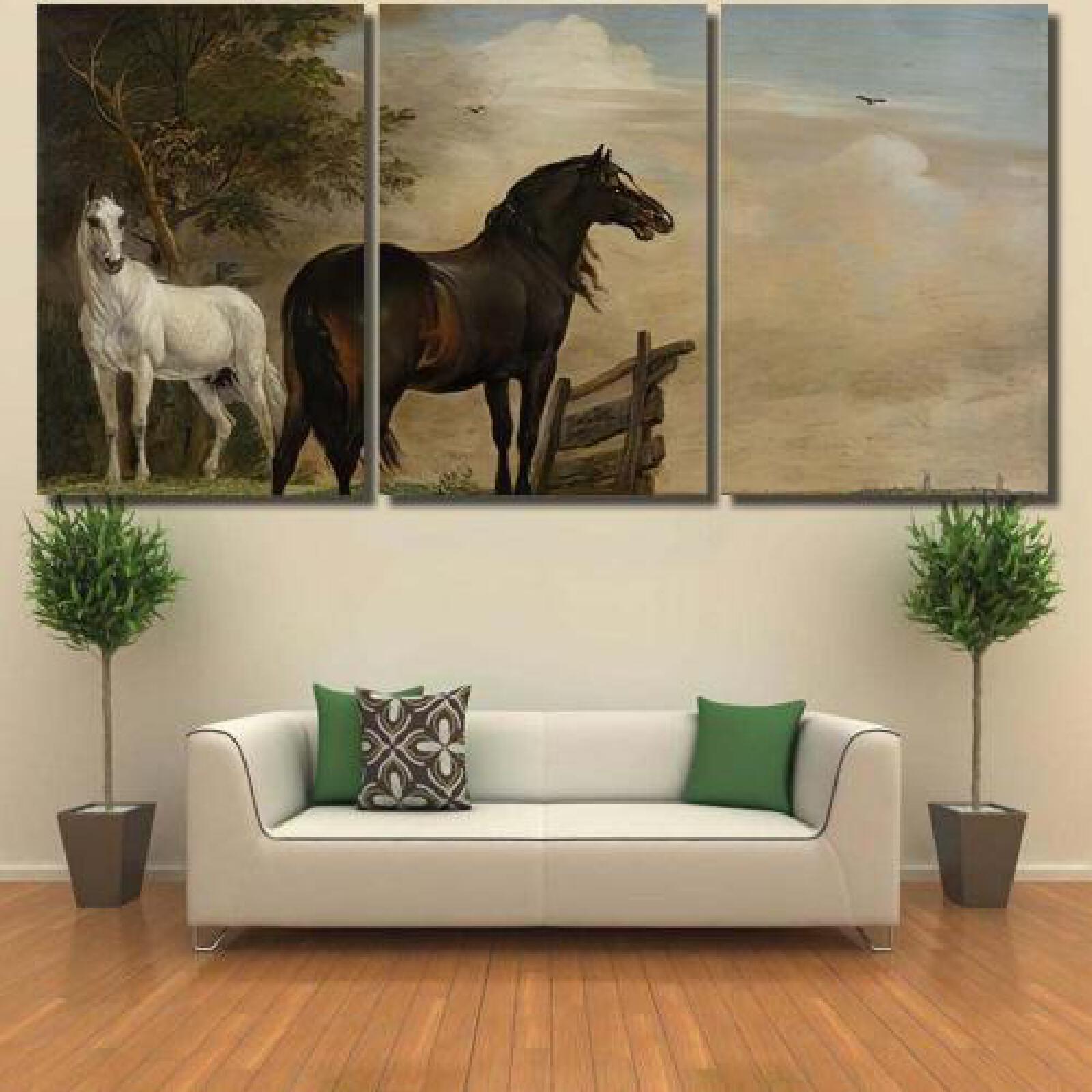 Two Horses Meadow Near Gate-xinru shop