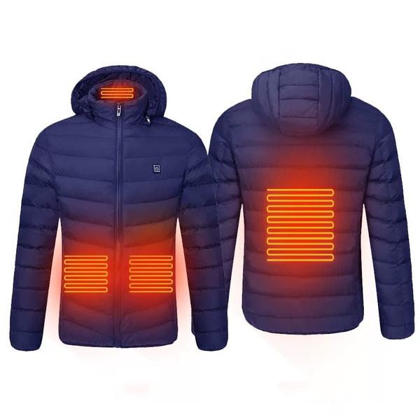 Women's Down Heated Jacket with Battery Pack 7.4V-xinru shop