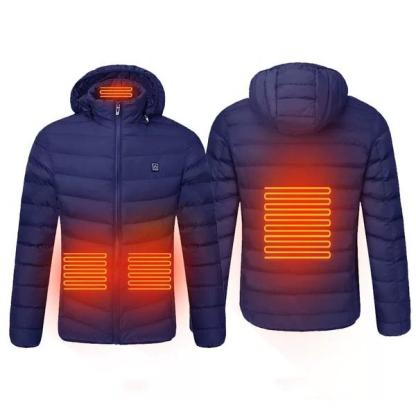 Women's Down Heated Jacket with Battery Pack 7.4V-xinru shop