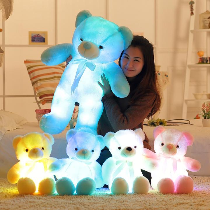 Glow Bear LED Light Up Plush 3D Stuffed Animal-xinru