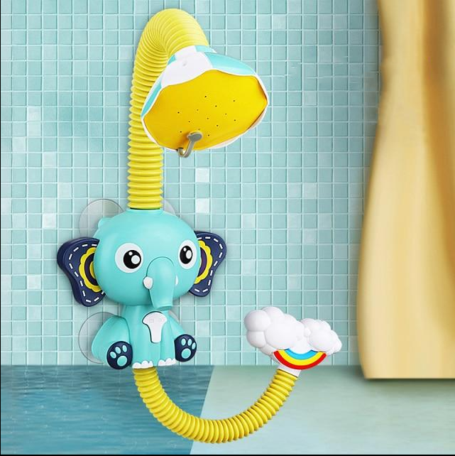 Tub Elephant Cloud Shower Kids Baby Bath Toys-xinru