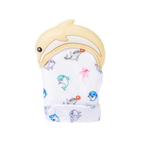 Baby Silicone Teether Mittens For Newborn Grind The Teeth-xinru