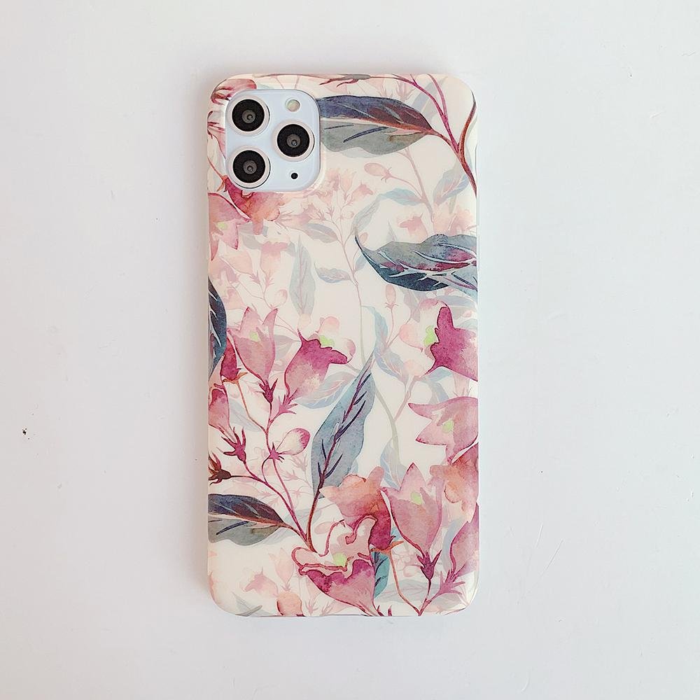 Retro Watercolor Flower Case-xinru