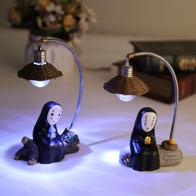 Japanese Kaonashi Spirited Away No Face LED Night Light Figure-xinru