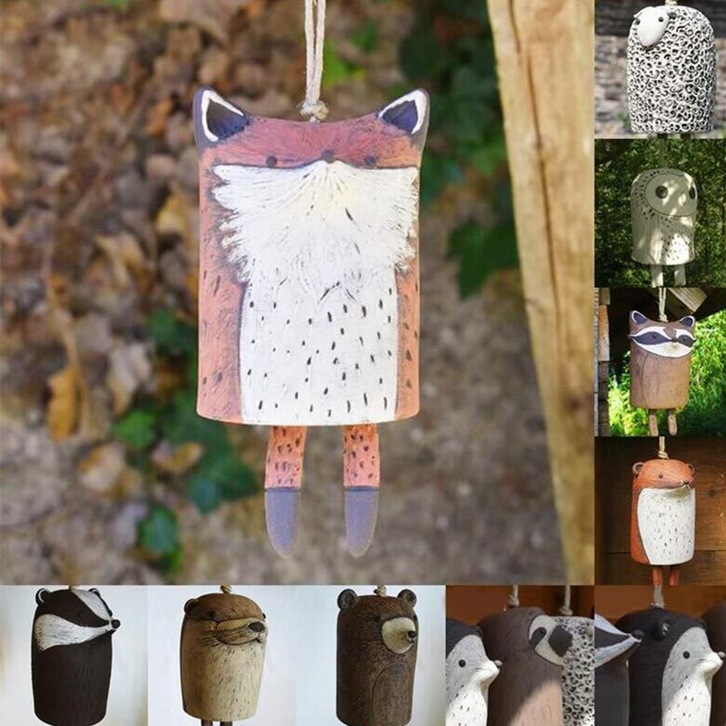 Ceramics Animal Wind Chimes-xinru shop