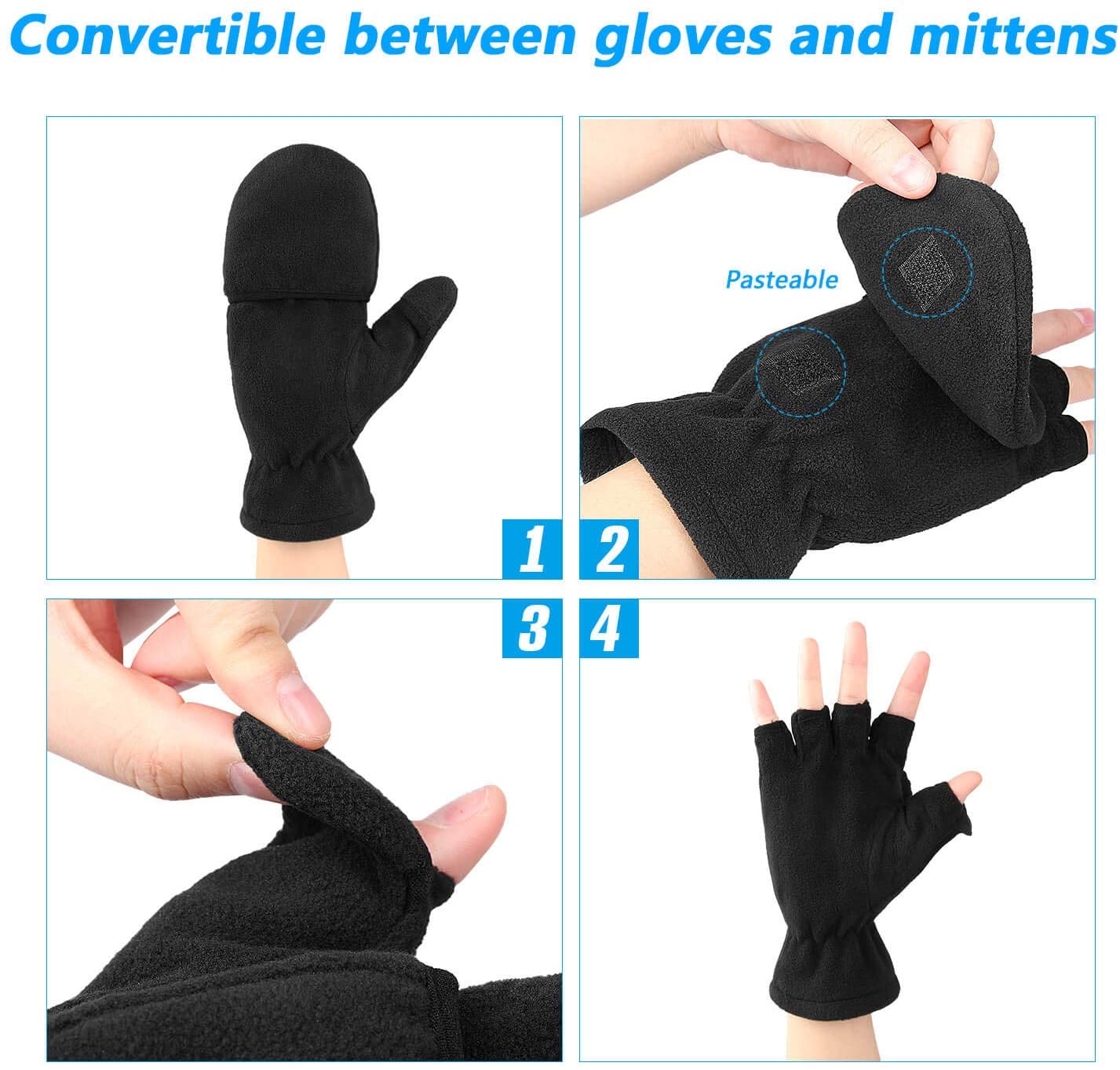 Winter Gloves For Women And Men Insulated Cotton Warm-xinru